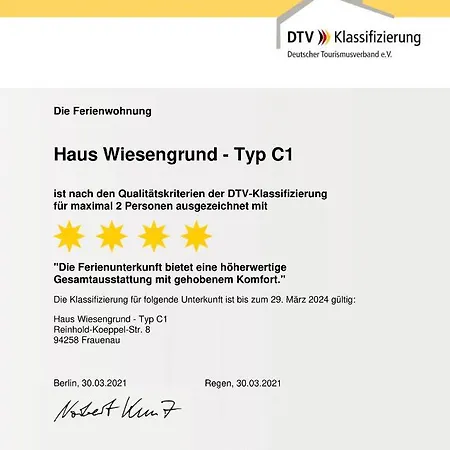 Haus Wiesengrund Frauenau Exterior photo
